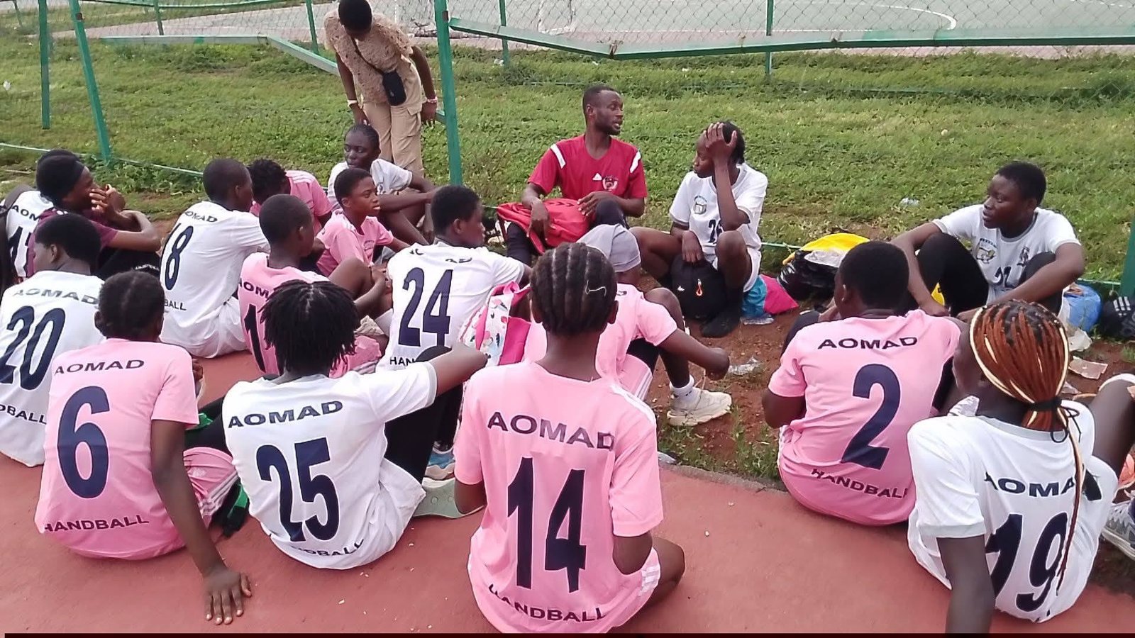 Célébration Handball AOMAD